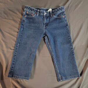 Levi's Crop Jeans Womens 7 Blue Vintage 90s Y2K Cotton Low Rise Canadian Denim
